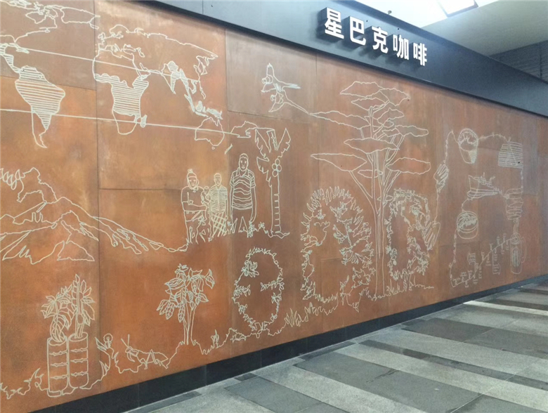 长兴耐候钢幕墙